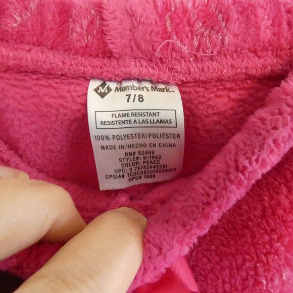 5 for $20 📢Justice Weekend Mode Shirt Sz 12 and Members Mark Sleep Pants Sz 7/8 - Picture 5 of 8